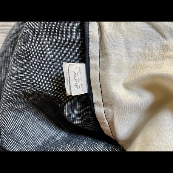 Marc Jacobs Linen High Waisted Cropped Pants with Back Zippers, size 8 - Picture 8 of 12